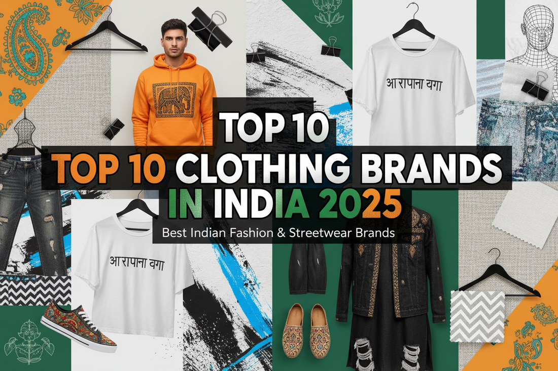 Top 10 Clothing Brands in India 2025 | Best Indian Fashion & Streetwear Brands , (Featuring Cottrixs)