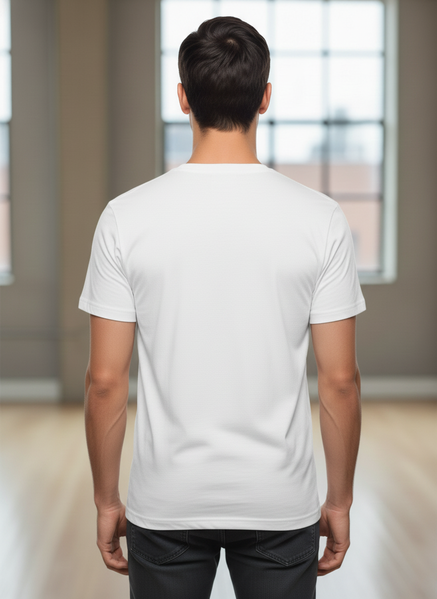 Cottrixs Men's Motivational Printed T-Shirt – Your Only Limit Is Your Mind | Premium Cotton Regular Fit